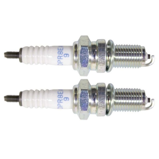 [ST-130-143-2] 2 Pack of Stens 130-143 NGK Spark Plug NGK 4929 DPR8EA-9 OEM Replacement