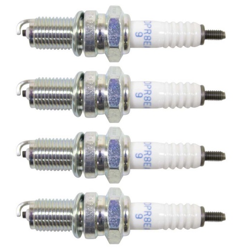 [ST-130-143-4] 4 Pack of Stens 130-143 NGK Spark Plug NGK 4929 DPR8EA-9 OEM Replacement