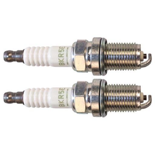 [ST-130-232-2] 2 Pack of Stens 130-232 NGK Carded Spark Plug NGK 6719 BKR5E OEM Replacement