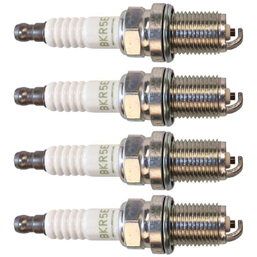 [ST-130-232-4] 4 Pack of Stens 130-232 NGK Carded Spark Plug NGK 6719 BKR5E OEM Replacement