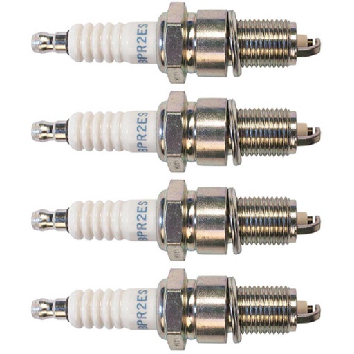 [ST-130-228-4] 4 Pack of Stens 130-228 NGK Carded Spark Plug NGK BPR2ES OEM Replacement