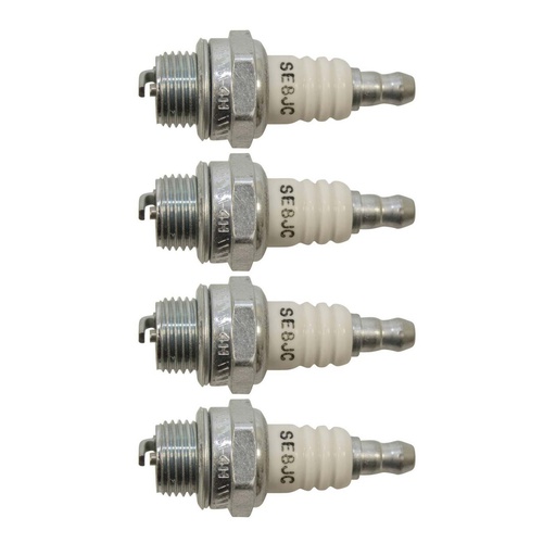 [ST-130-096-4] 4 PK Stens 130-096 Mega-Fire Spark Plug 843-1 CJ8 41 132 02-S 130-094 843-1