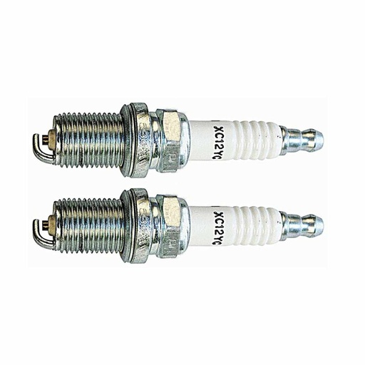 [ST-130-055-2] 2 PK Stens 130-055 Champion Spark Plug 982 XC12YC 440-429 440-432 440-445