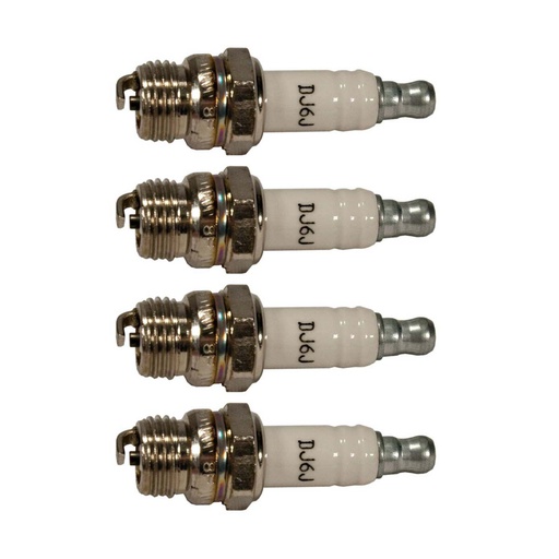 [ST-130-101-4] 4 Pack of Stens 130-101 Champion Spark Plug Champion 851 DJ6J OEM Replacementl