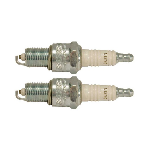 [ST-130-591-2] 2 PK Stens 130-591 Champion Spark Plug 38 N12YC M29835 PP212 AE29626 AM36791