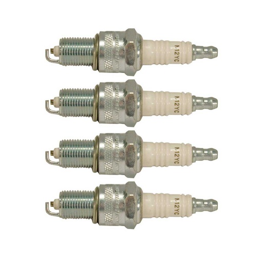 [ST-130-591-4] 4 PK Stens 130-591 Champion Spark Plug 38 N12YC M29835 PP212 AE29626 AM36791