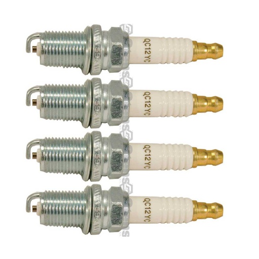 [ST-130-472-4] 4 PK Stens 130-472 Champion Spark Plug 946 QC12YC 440-410 440-429 440-445