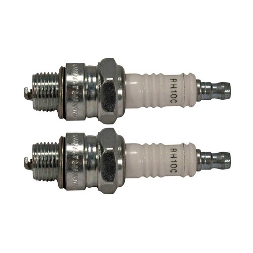 [CP-130-102-2] 2 PK Champion Spark Plug 854 RH10C AM37129 235041-S 130-195 Geniune