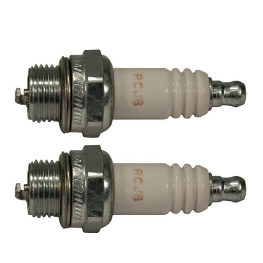 [ST-130-091-2] 2 PK Stens 130-091 Champion Spark Plug 840 RCJ8 41 132 02-S 12681-67710 130-690