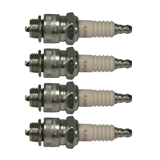 [ST-130-087-0.17] 4 PK Stens 130-087 Champion Spark Plug 592 RJ12C AM39011 135-095 440-073