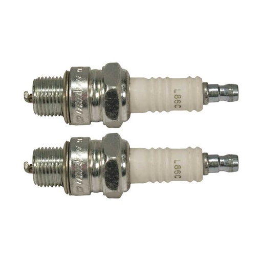 [ST-130-085-0.08] 2 PK Stens 130-085 Champion Spark Plug 306 L86C AM37234 065-01410-30 130-712