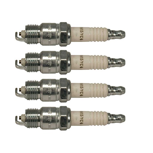 [ST-130-081-4] 4 PK Stens 130-081 Champion Spark Plug 18 RV15YC4 AM38027 52 132 02-S 055-481