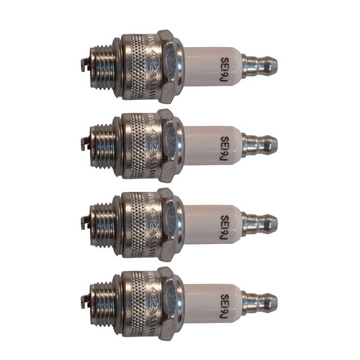 [ST-130-211-4] 4 PK Stens 130-211 Mega-Fire Spark Plug J19LM SE-19J 130-105 130-105 785-505