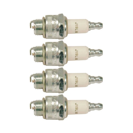 [ST-130-413-4] 4 PK Stens 130-413 Champion Carded Spark Plug 861-1 J19LM 41 132 06-S 130-105