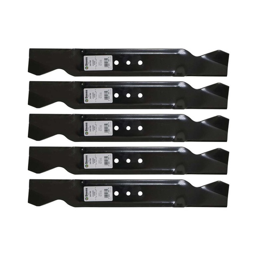 [ST-335-782-5] 5 PK Stens 335-782 Standard Blade MTD 742-0538 942-0538 Requires 2 for 42 deck