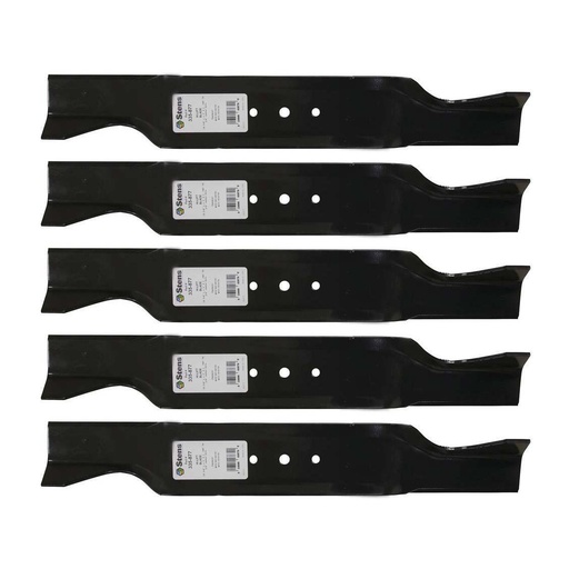 [ST-335-877-5] 5 PK Stens 335-877 Hi-Lift Blade Fits MTD 742-0473 742-0473A 742473A