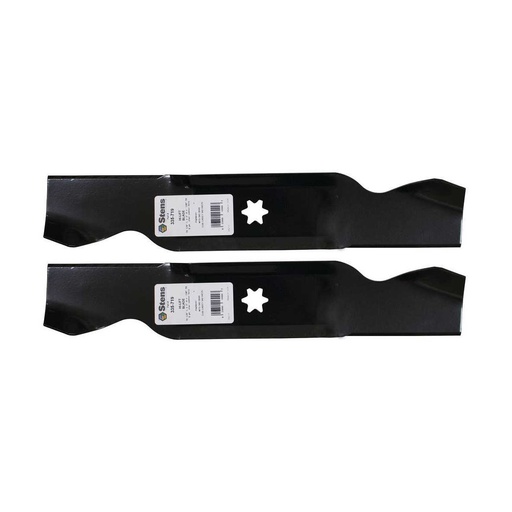 [ST-335-719-2] 2 PK Stens 335-719 Hi-Lift Blade Fits MTD  Cub Cadet 172-7926 177-2144