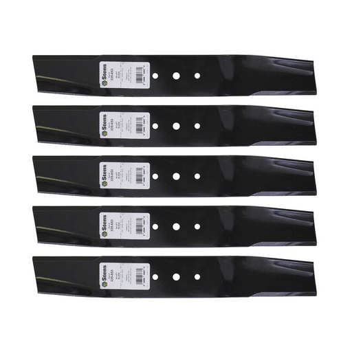 [ST-335-653-5] 5 PK Stens 335-653 Hi-Lift Blade Fits MTD 742-0171 742-0171B 942-0171B