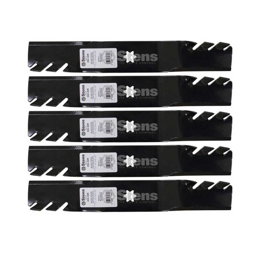 [ST-302-428-5] 5 PK Stens 302-428 Silver Streak Toothed Blade Fits MTD 172-7926 177-2144