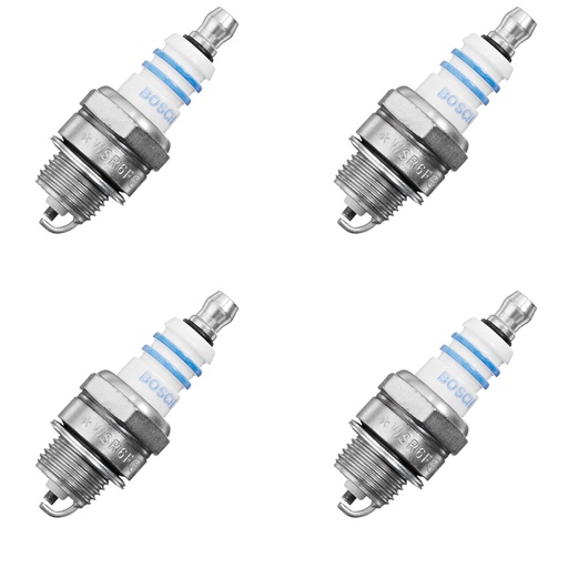 [ST-130-124-4] 4PK Bosch Spark Plug 7547 WSR6F Makita 965603021 1110 400 7005 130-124