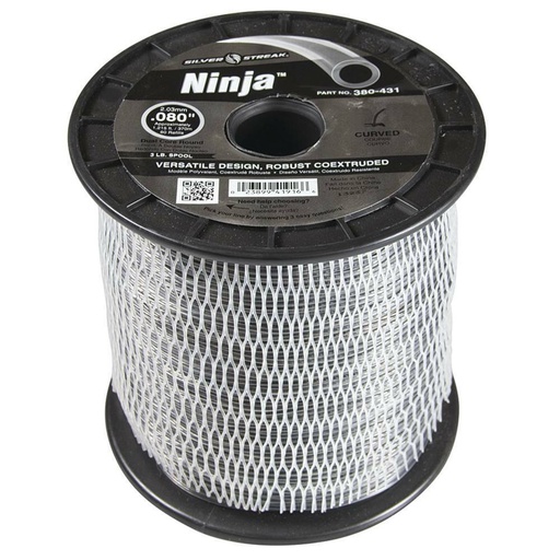 [ST-380-431] Stens 380-431 Silver Streak Ninja Trimmer Line Diameter 0.080 Gray