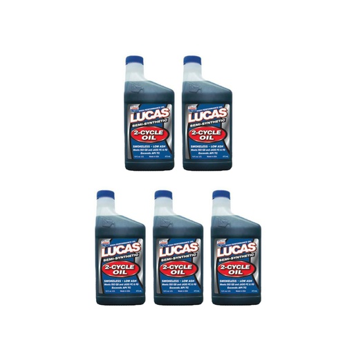 [ST-051-541-0.42] 5 PK Stens 051-541 Lucas Oil 2-Cycle Oil Lucas Oil 10120 snowmobiles