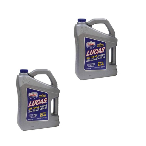 [ST-051-603-0.5] 2 PK Stens 051-603 Lucas Oil Magnum High TBN Motor Oil 10076 SAE 15W-40