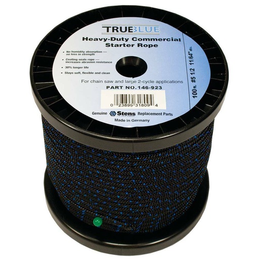 [ST-146-923] Stens 146-923 TrueBlue 100 Starter Rope 5 1/2 Solid Braid Diameter 11/64