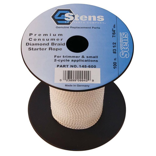 [ST-145-600] Stens 145-600 Diamond Braid Starter Rope 100 Heavy-duty rope