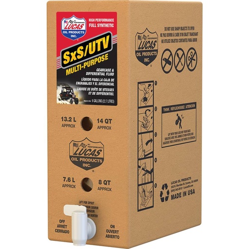 [ST-051-988] Stens  051-988   
 Lucas Oil Synthetic SxS Multi-Purpose Gearcase and Differential Fluid
