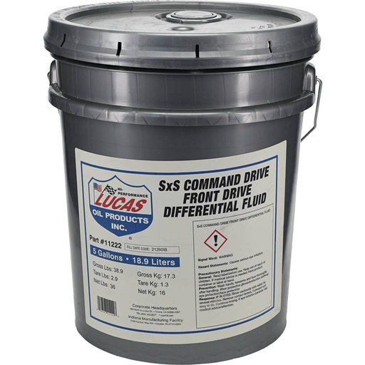 [ST-051-956] Stens  051-956   
 Lucas Oil Synthetic SxS Command Drive Front Differential Fluid