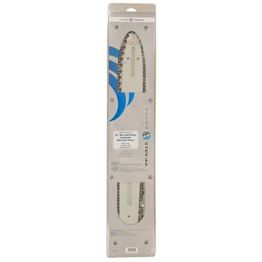 [ST-076-2037] Stens  076-2037   
 Silver Streak 20&quot; Bar and Chain Combo