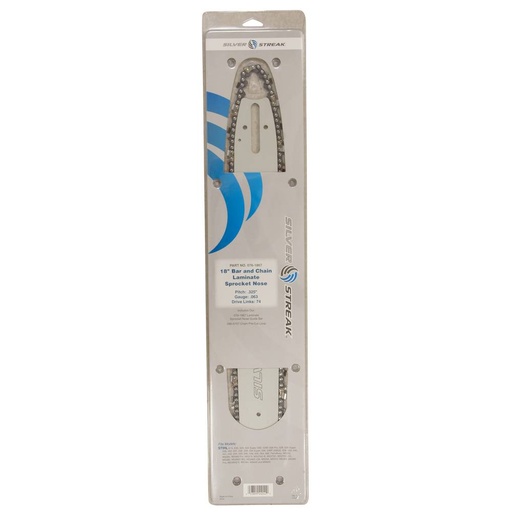 [ST-076-1867] Stens  076-1867   
 Silver Streak 18&quot; Bar and Chain Combo