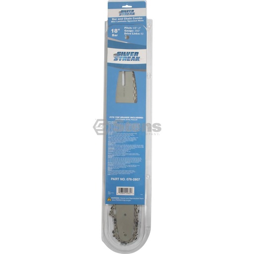 [ST-076-2807] Stens  076-2807   
 Silver Streak 18&quot; Bar and Chain Combo