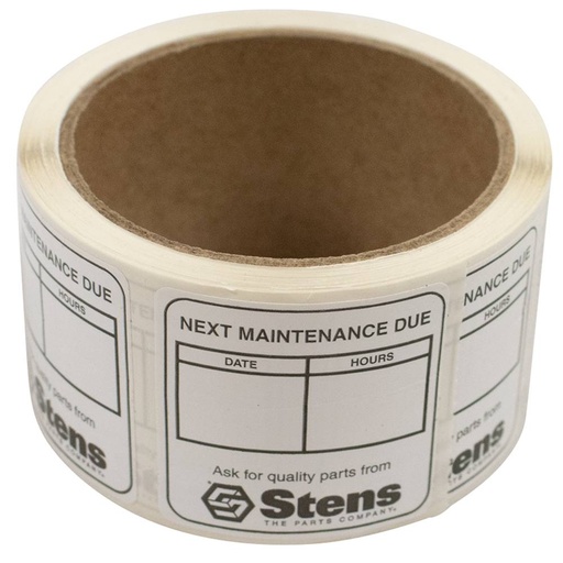 [ST-051-141] Stens  051-141   
 Stens Maintenance Reminder Labels