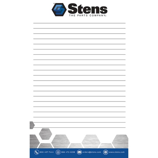 [ST-051-139] Stens  051-139   
 Stens Notepad