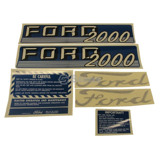 [ST-1115-1537] Stens  1115-1537   
 Atlantic Quality Parts Decal Set