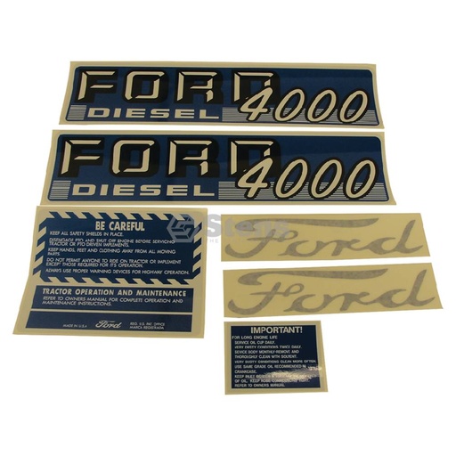 [ST-1115-1545] Stens  1115-1545   
 Atlantic Quality Parts Decal Set
