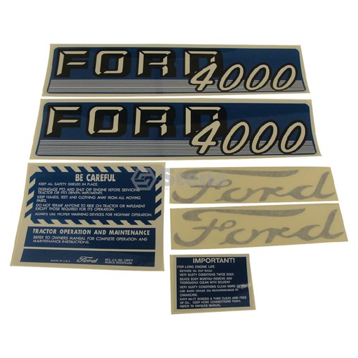 [ST-1115-1548] Stens  1115-1548   
 Atlantic Quality Parts Decal Set