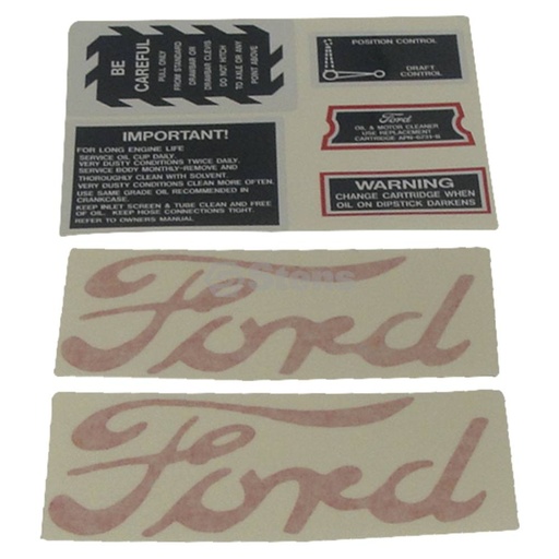 [ST-1115-1564] Stens  1115-1564   
 Atlantic Quality Parts Decal Set