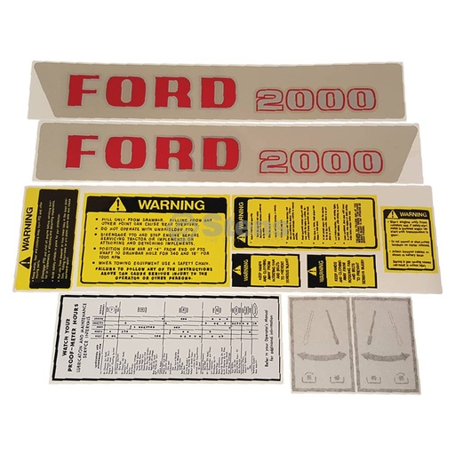 [ST-1115-1532] Stens  1115-1532   
 Atlantic Quality Parts Decal Set