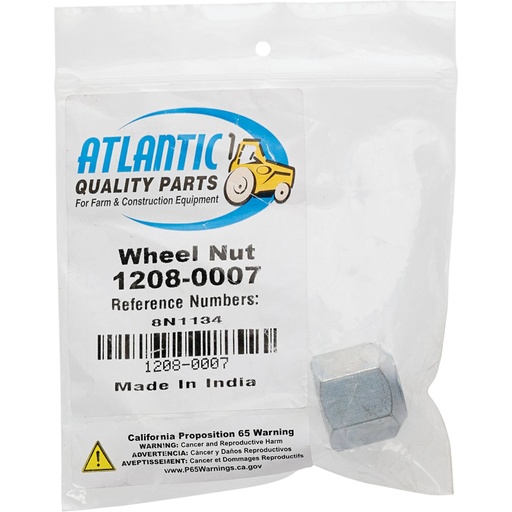 [ST-1208-0007] Stens  1208-0007   
 Atlantic Quality Parts Wheel Nut