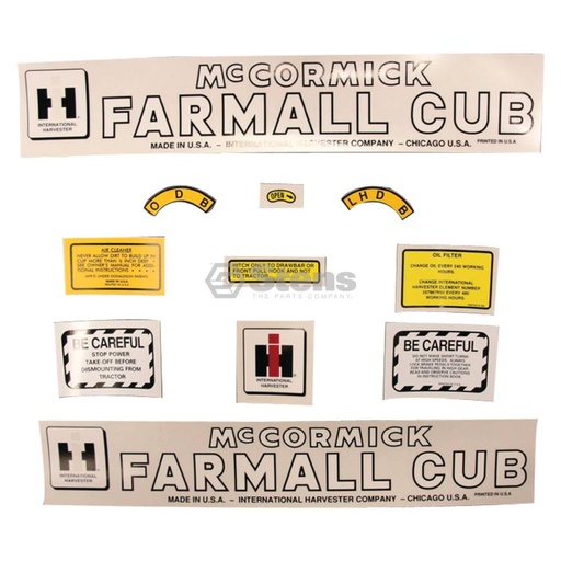 [ST-1715-2005] Stens  1715-2005   
 Atlantic Quality Parts Decal Set