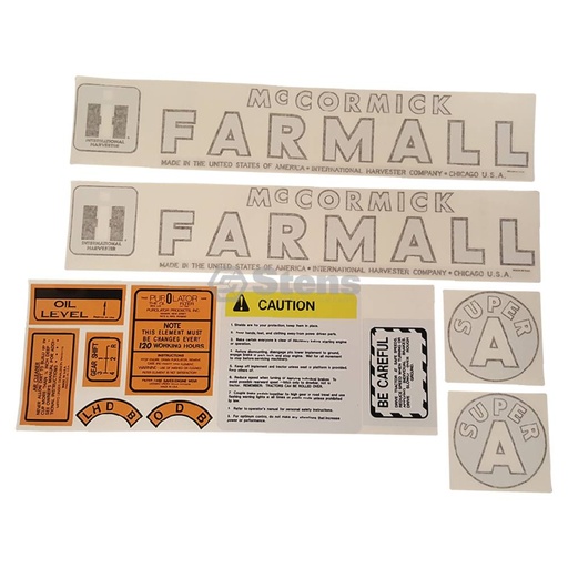 [ST-1715-2044] Stens  1715-2044   
 Atlantic Quality Parts Decal Set