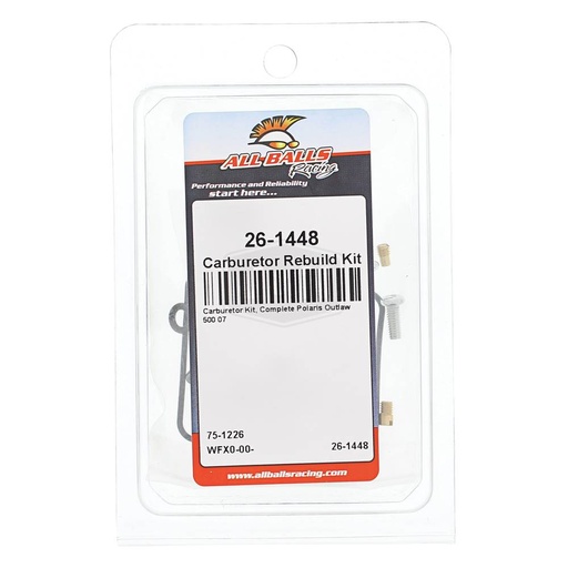[ST-26-1448] Stens  26-1448   
 All Balls Racing Carburetor Rebuild Kit