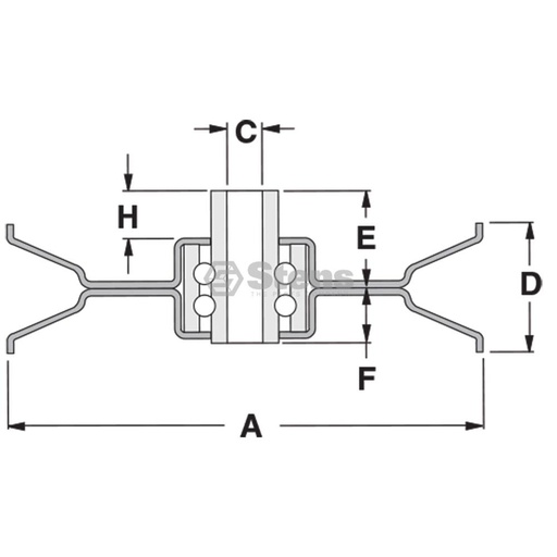 [ST-280-305] Stens  280-305   
 Stens V-Idler