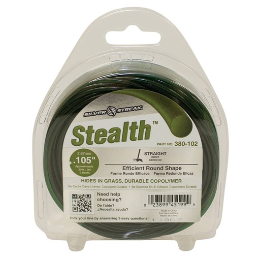 [ST-380-102] Stens  380-102   
 Silver Streak Stealth Trimmer Line