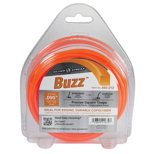 [ST-380-212] Stens  380-212   
 Silver Streak Buzz Trimmer Line