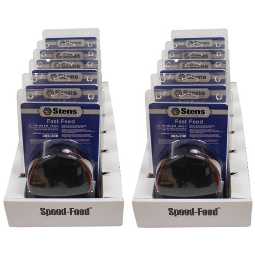 [ST-385-288-12] Stens  385-288-12   
 Stens Fast Feed Trimmer Head Shop Pack