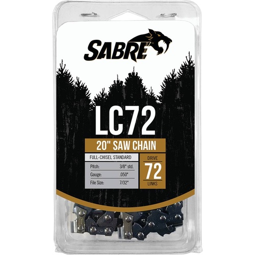 [ST-092-3726C] Stens 092-3726C 
  Sabre Chain Loop Clamshell 72 DL